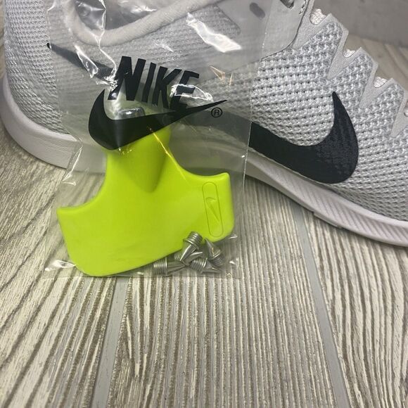 Nike Zoom Rival Distance Track Shoes Men’s 8 White Gray DC8725-100 Spikes New - Picture 3 of 8